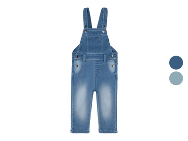 lupilu® Baby Latzhose Sweatdenim, mit Bio-Baumwolle